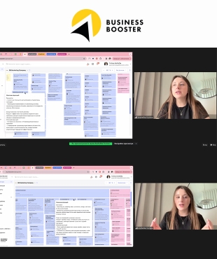 Керівник департаменту Маркетингу та продажів Business Booster показала резидентам, як виглядає оргструктура маркетингової компанії